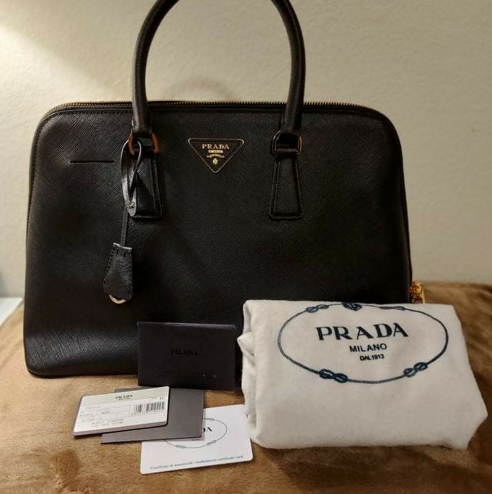 Prada Saffiano Lux Nero
